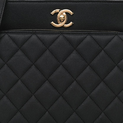 Chanel Caviar Quilted Small Business Affinity Shopping Bag Black 8 of 11