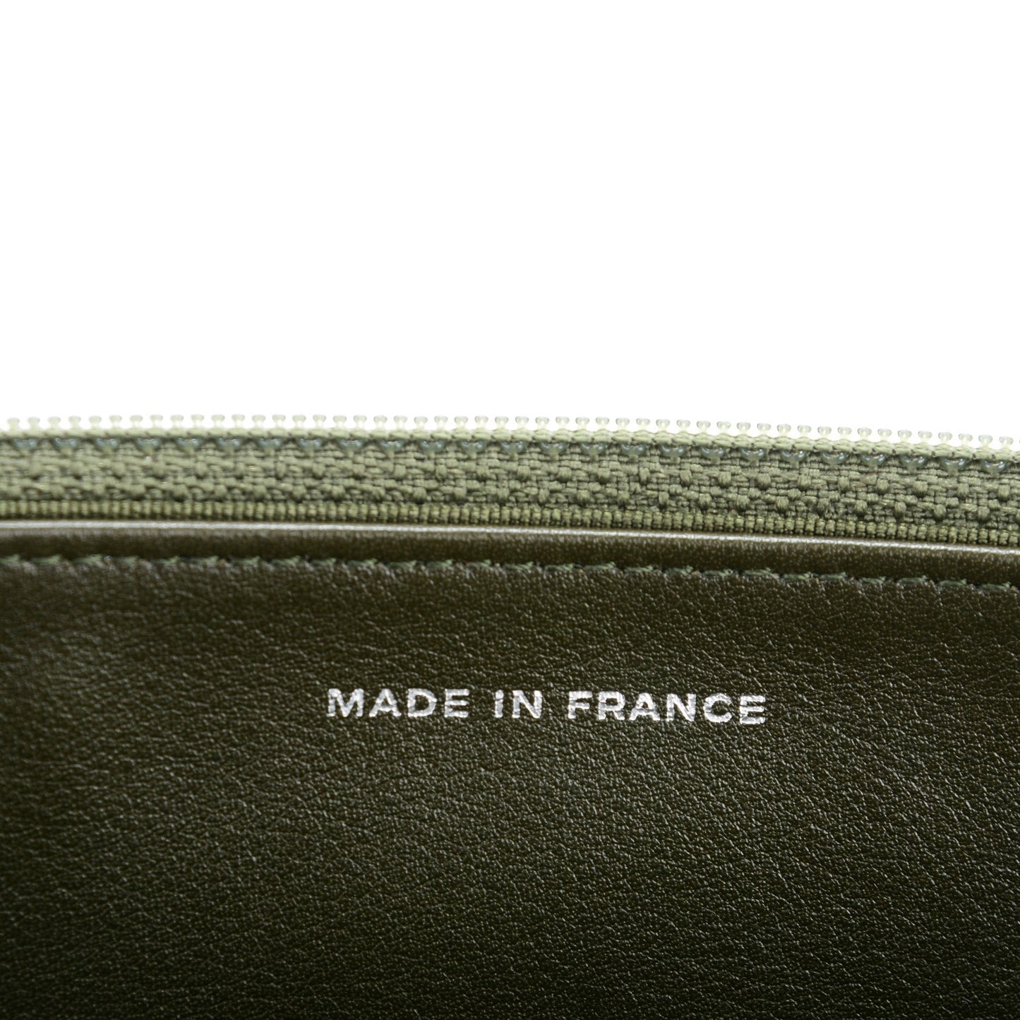 Caviar Quilted Wallet On Chain WOC Dark Green