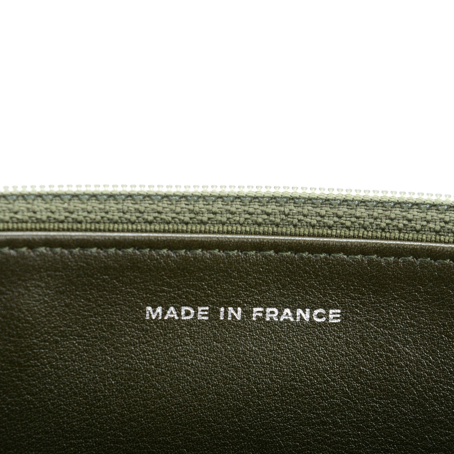 Chanel Caviar Quilted Wallet On Chain WOC Dark Green 7 of 8