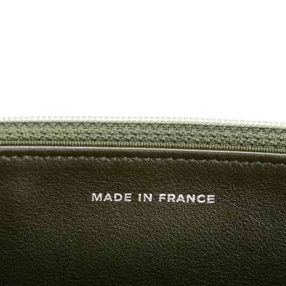 Chanel Caviar Quilted Wallet On Chain WOC Dark Green 7 of 8