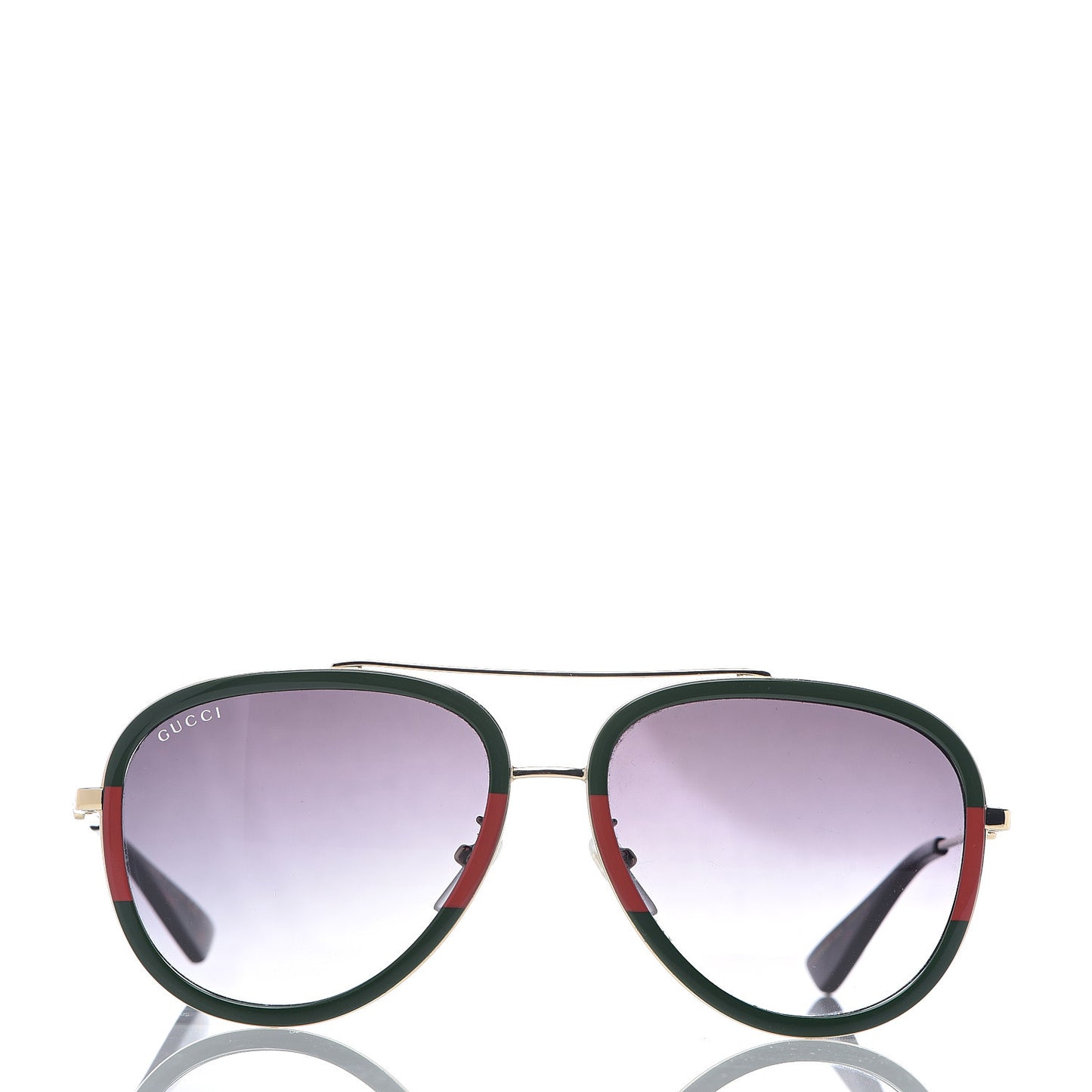 Web Aviator Sunglasses GG0062S Green Red