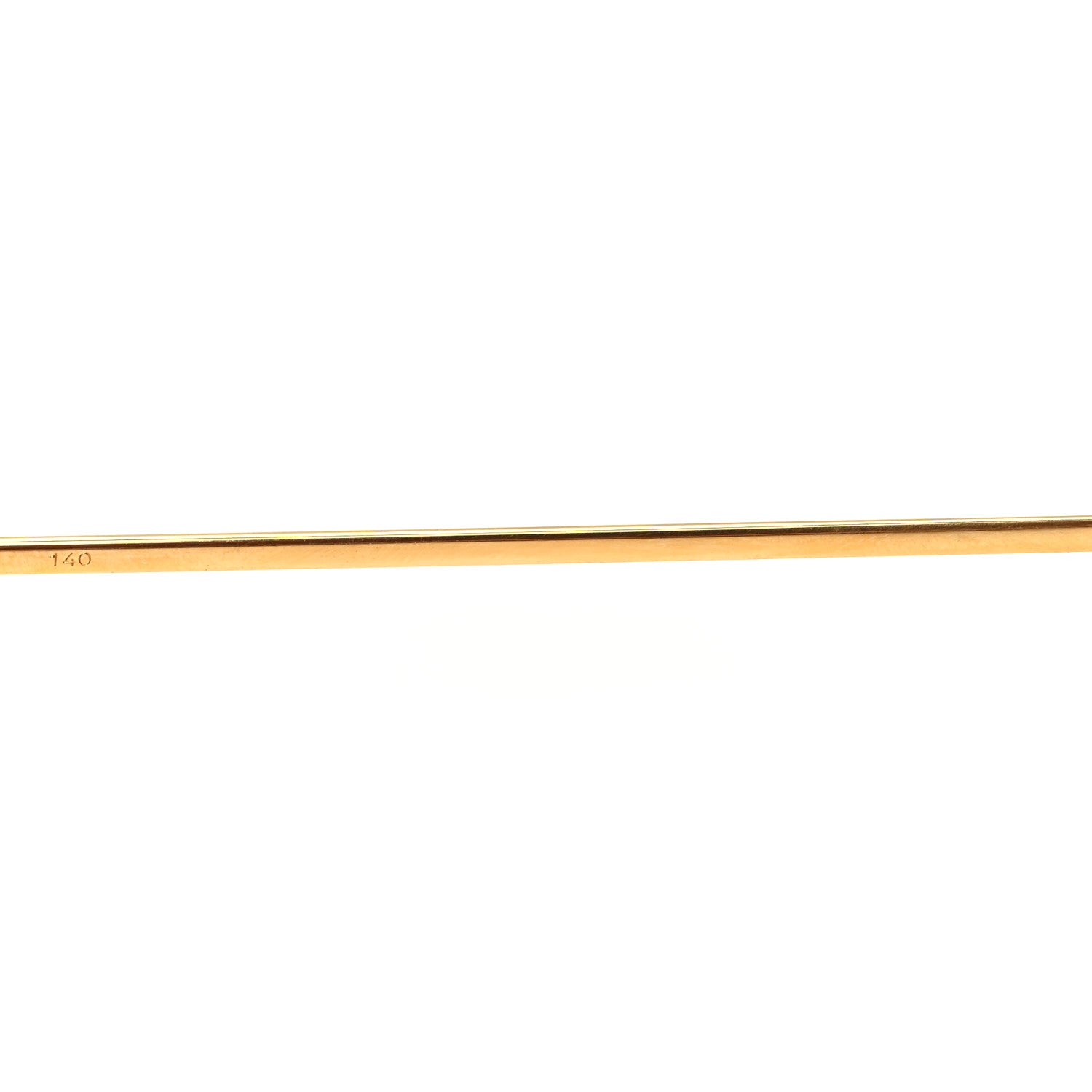 Cartier Metal Gold Plated Aviator Sunglasses Gold 5 of 6
