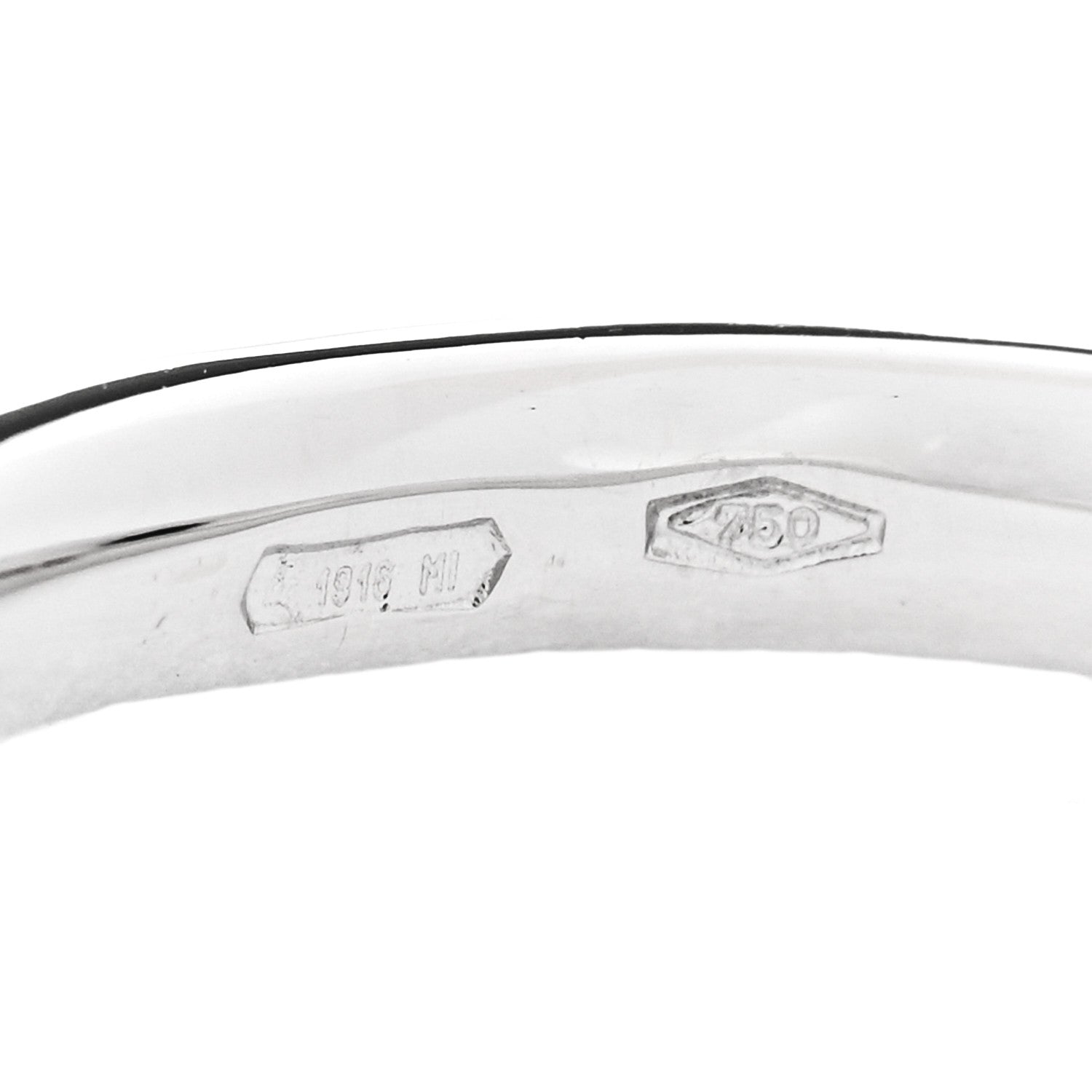 Pomellato 18K White Gold Diamond Lucciola Ring 52 6 5 of 6