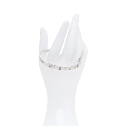 Cartier 18K White Gold LOVE Cuff Bracelet 20 2 of 4