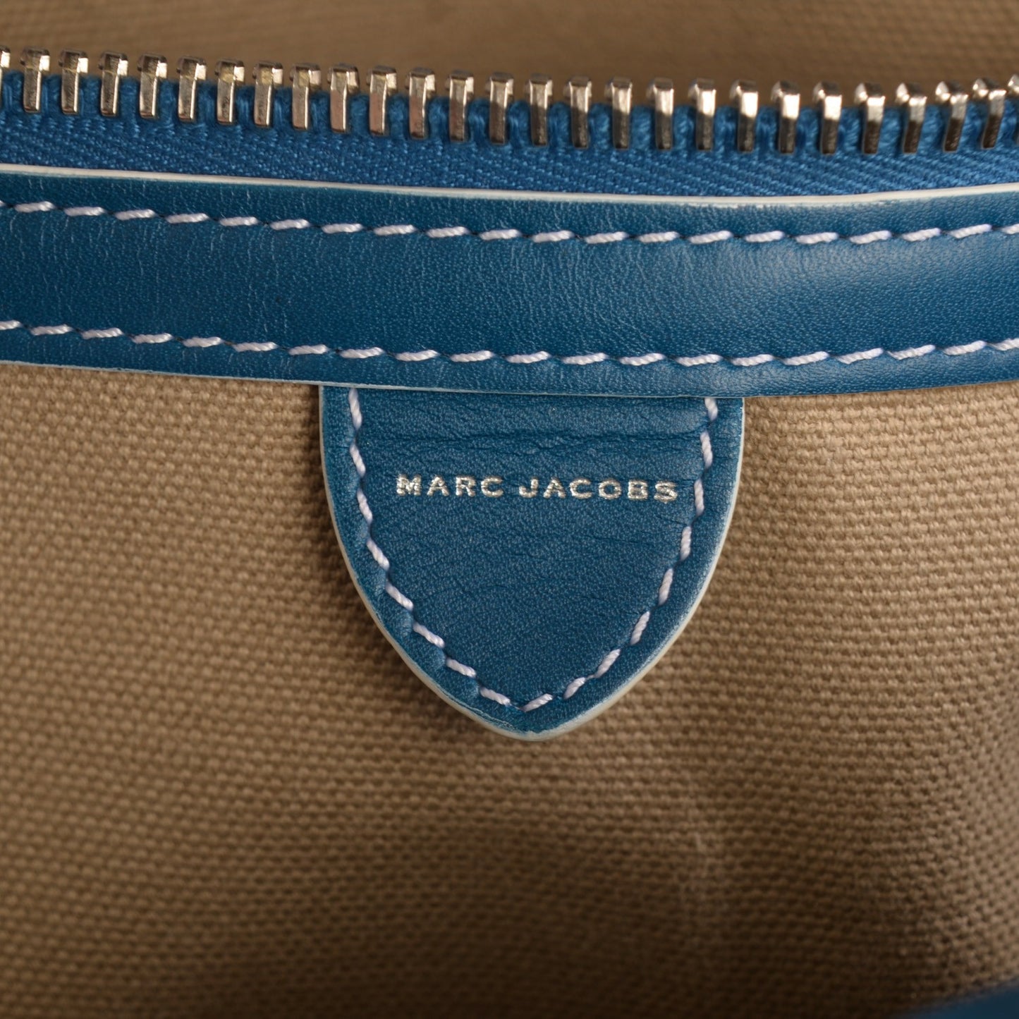 Calfskin Venetia Satchel Blue