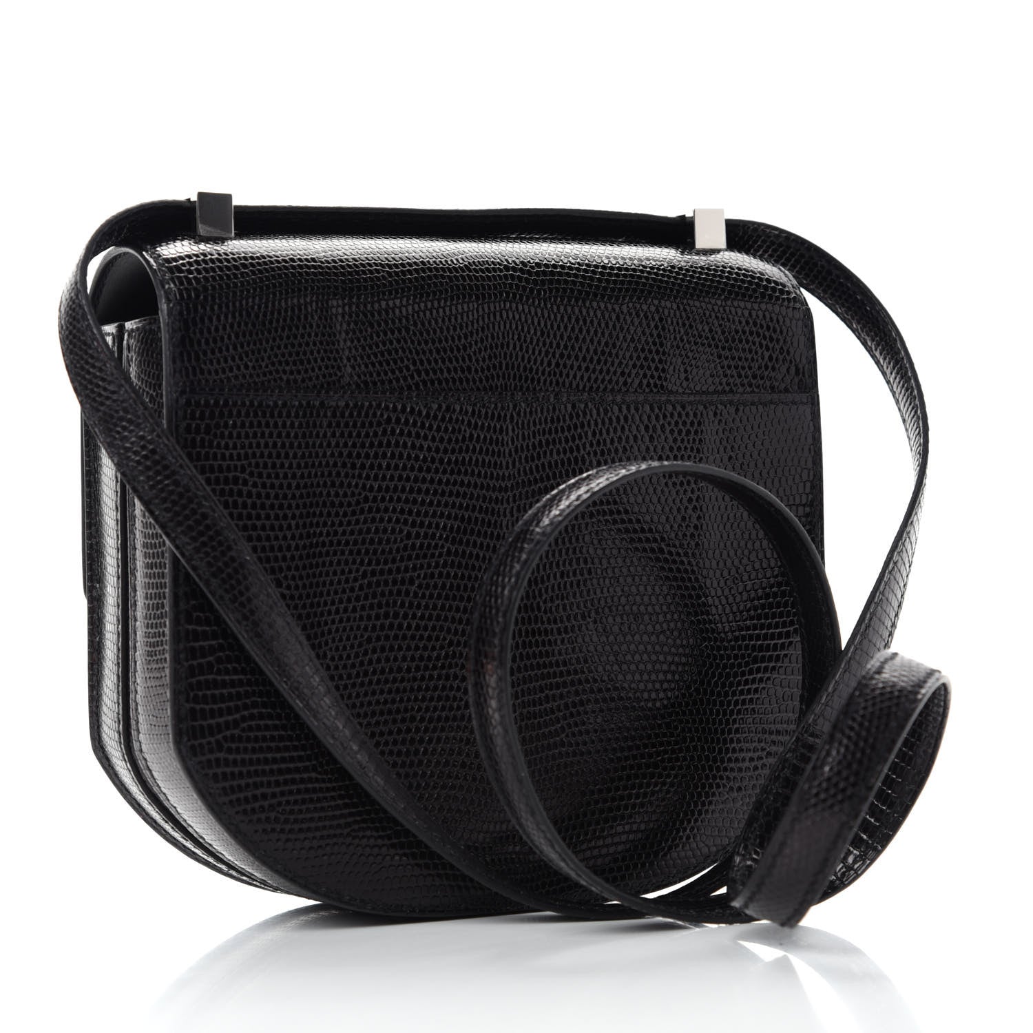 Hermes Lizard Mosaique Au 24-17 Black 3 of 11