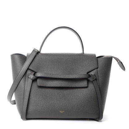 Celine Grained Calfskin Mini Belt Bag Grey 1 of 13