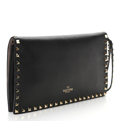 Valentino Garavani Nappa Rockstud Wristlet Clutch Black 3 of 9