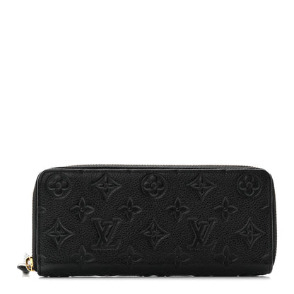 Louis Vuitton Empreinte Clemence Wallet Black 1 of 9