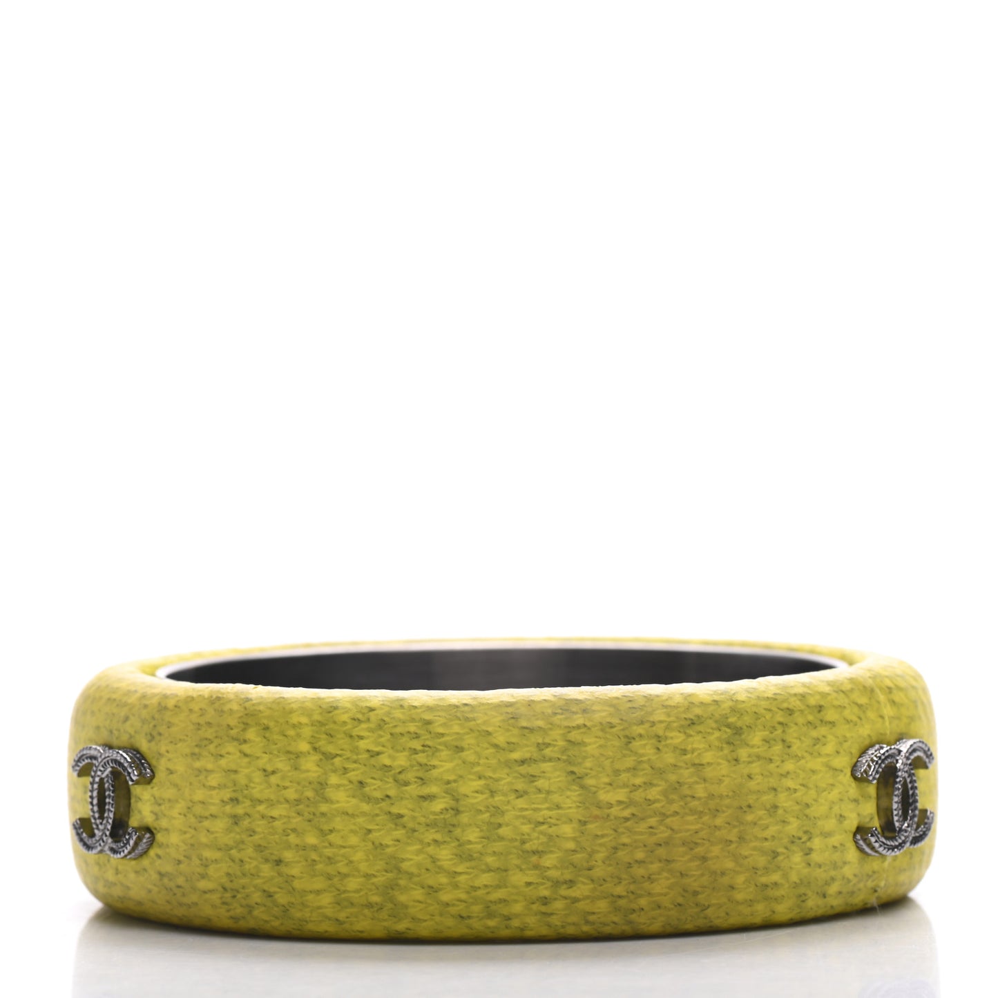 Coated Fabric CC Bracelet M Fluorescent Yellow
