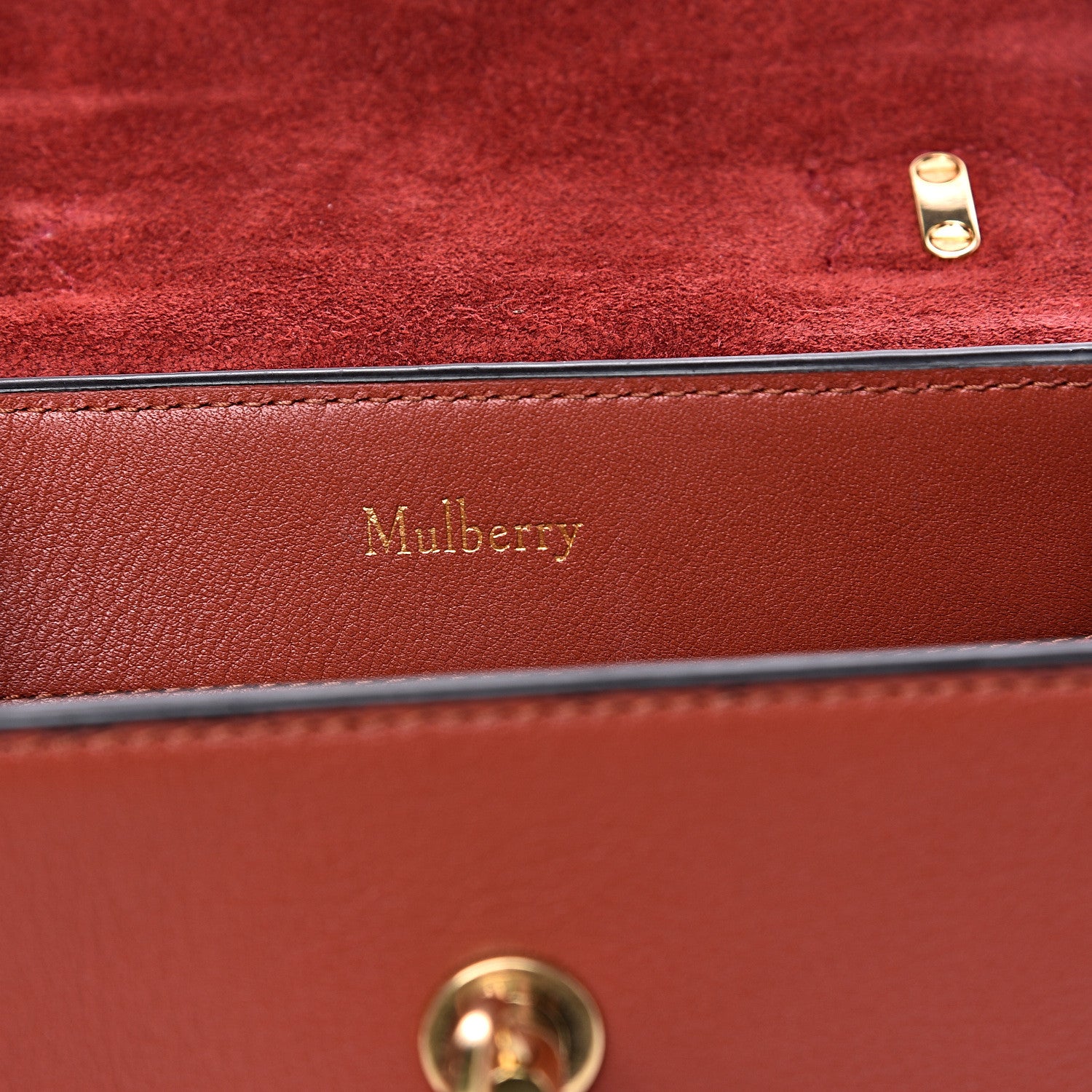 Mulberry Silky Calfskin Micro Seaton Rust 6 of 8