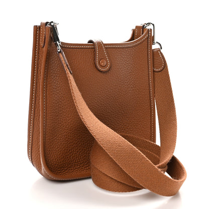 Hermes Taurillon Clemence Evelyne TPM Gold 2 of 11