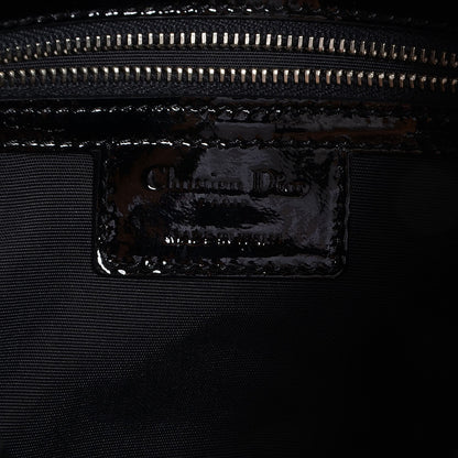 Christian Dior Patent Cannage Dior Soft Shopping Tote Black 6 of 8