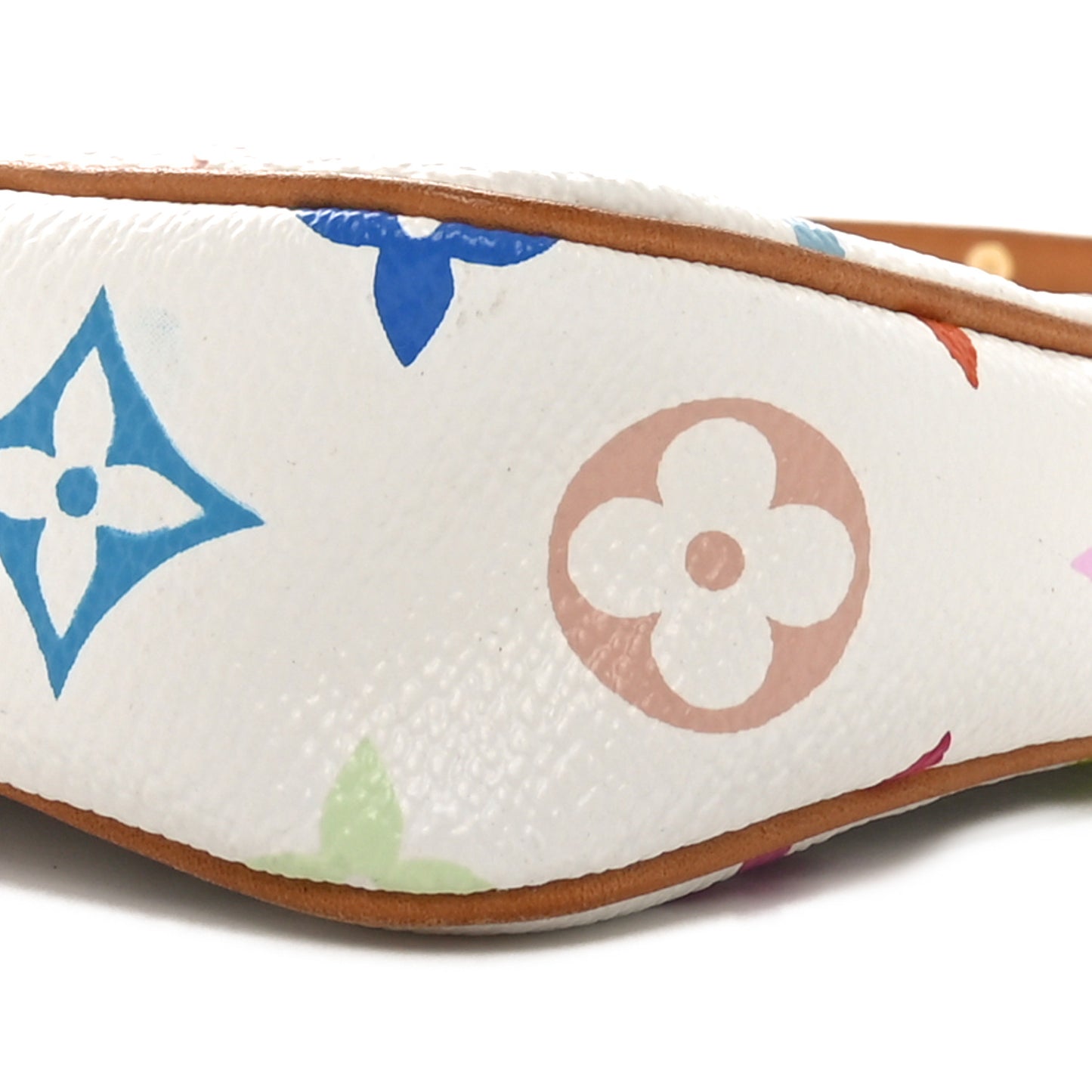 Monogram Multicolor Pochette Accessories White