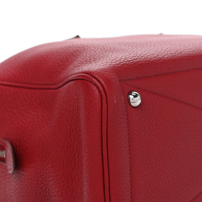 Hermes Taurillon Clemence Victoria II 35 Rouge Garance 8 of 13