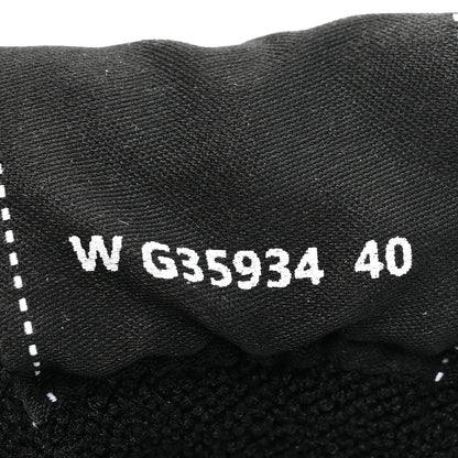 Chanel Calfskin Womens Logo Sneakers 40 White Black 8 of 12