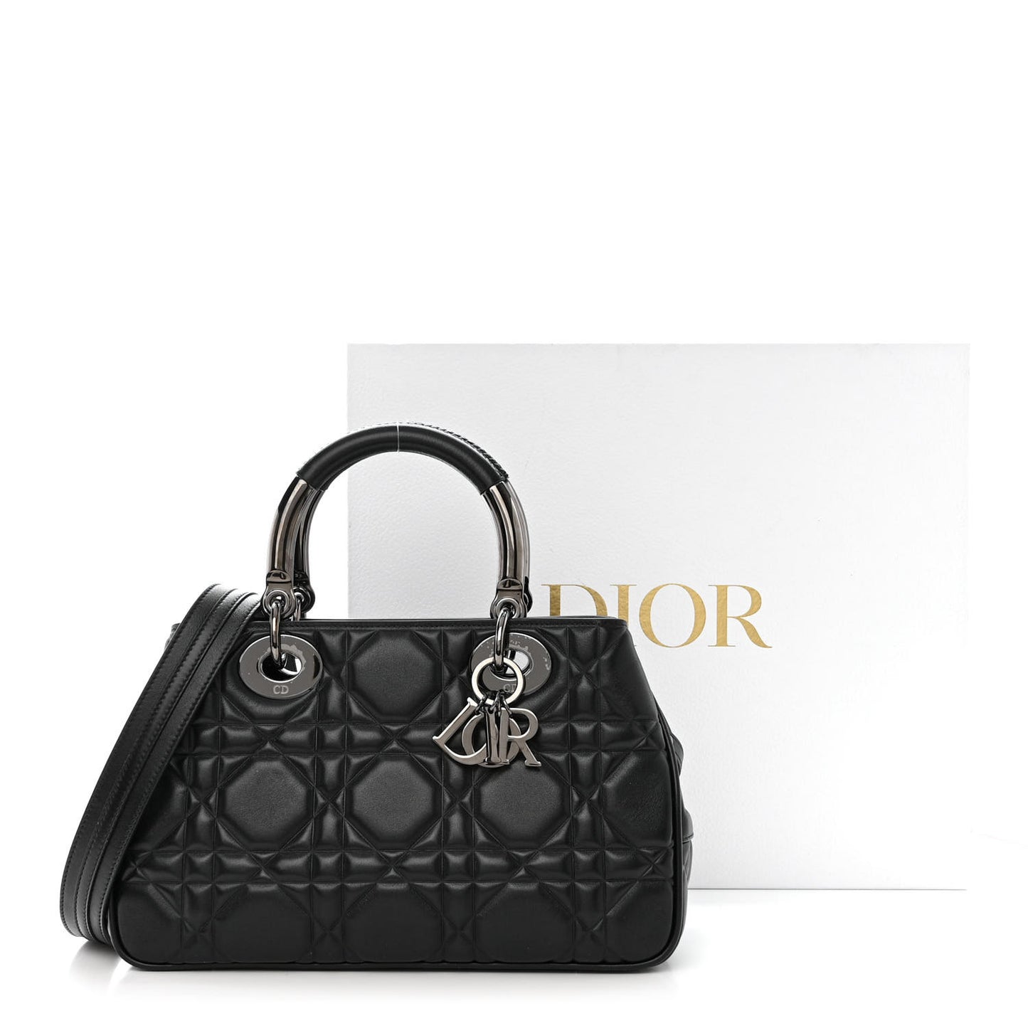 Lambskin Cannage The Lady 95.22 Black