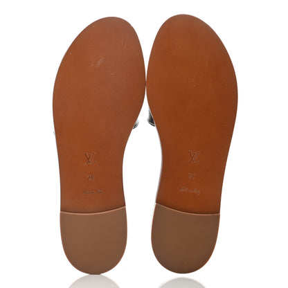 Louis Vuitton Monogram Lock It Flat Mules 39 Brown 4 of 6