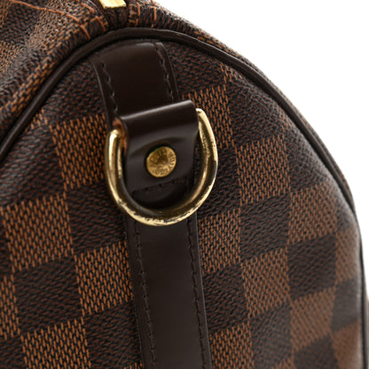 Louis Vuitton Damier Ebene Speedy Bandouliere 25 10 of 11
