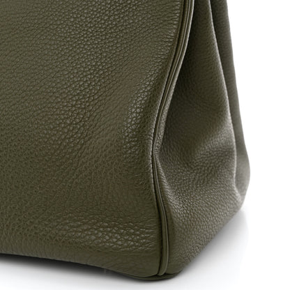 Hermes Togo Chevre Mysore Bi-Color Birkin 35 Vert Veronese Vert Anis 11 of 13