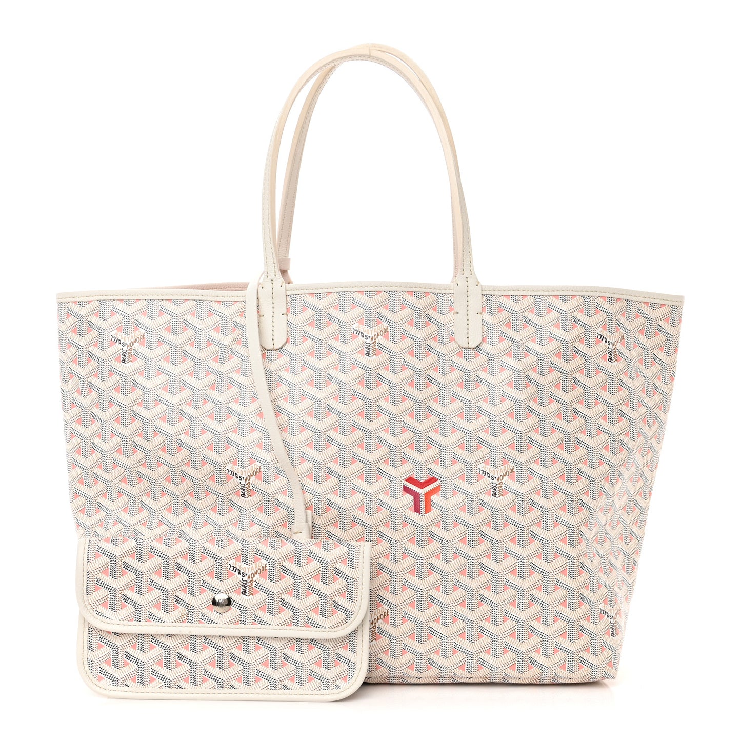Goyardine Saint Louis Claire Voie PM White Pink