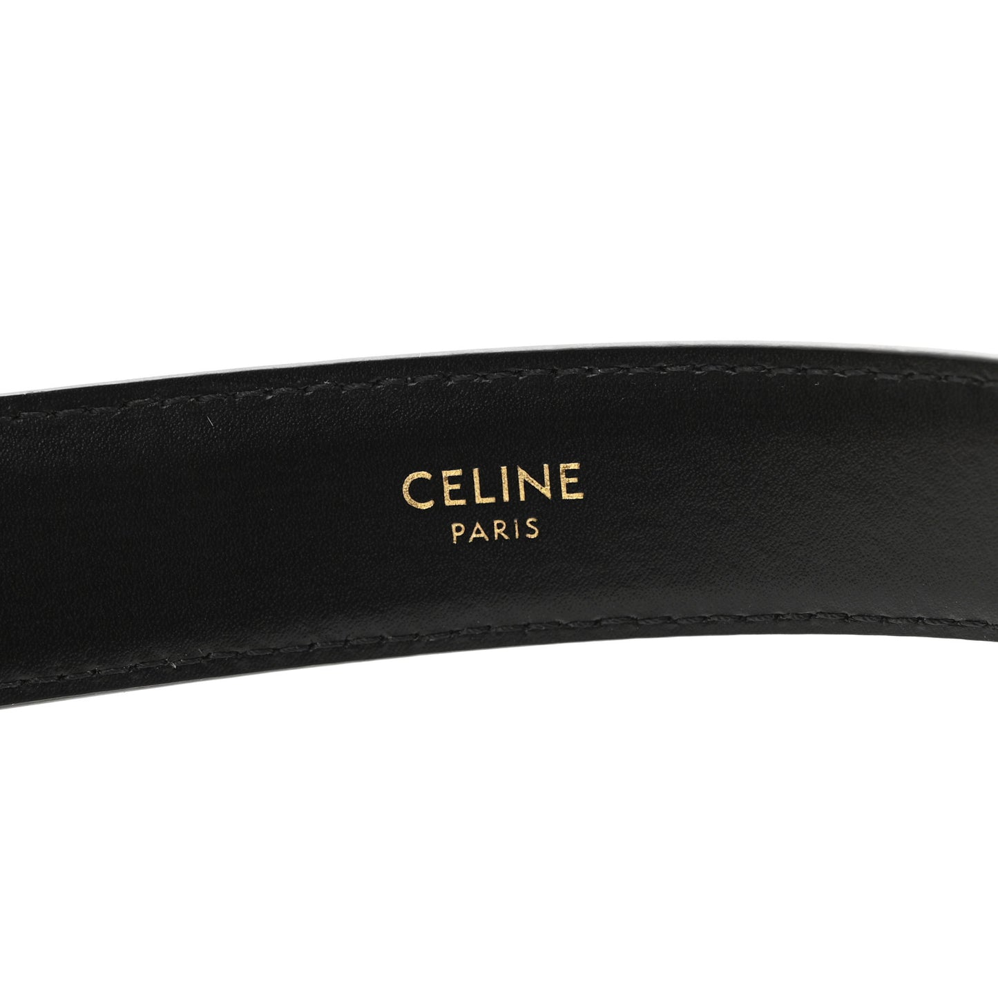 Box Calfskin Medium 25mm Triomphe Belt 85 34 Black