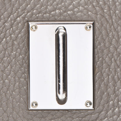 Hermes Taurillon Clemence Jypsiere 37 Etain 16 of 28