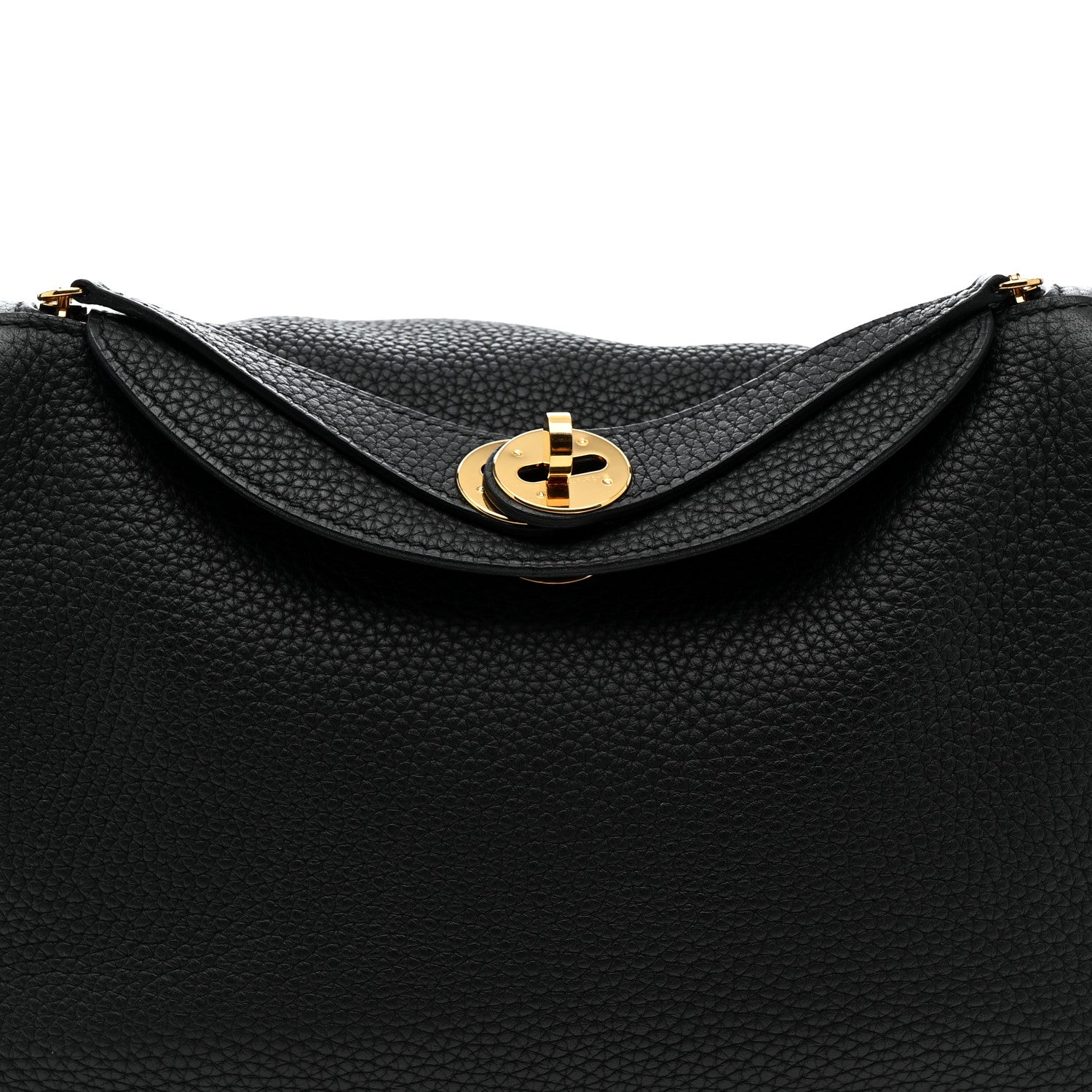 Hermes Taurillon Clemence Lindy 26 Black 8 of 11