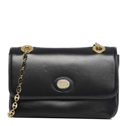 Gucci Azalea Calfskin Small Marina Chain Shoulder Bag Black 1 of 16
