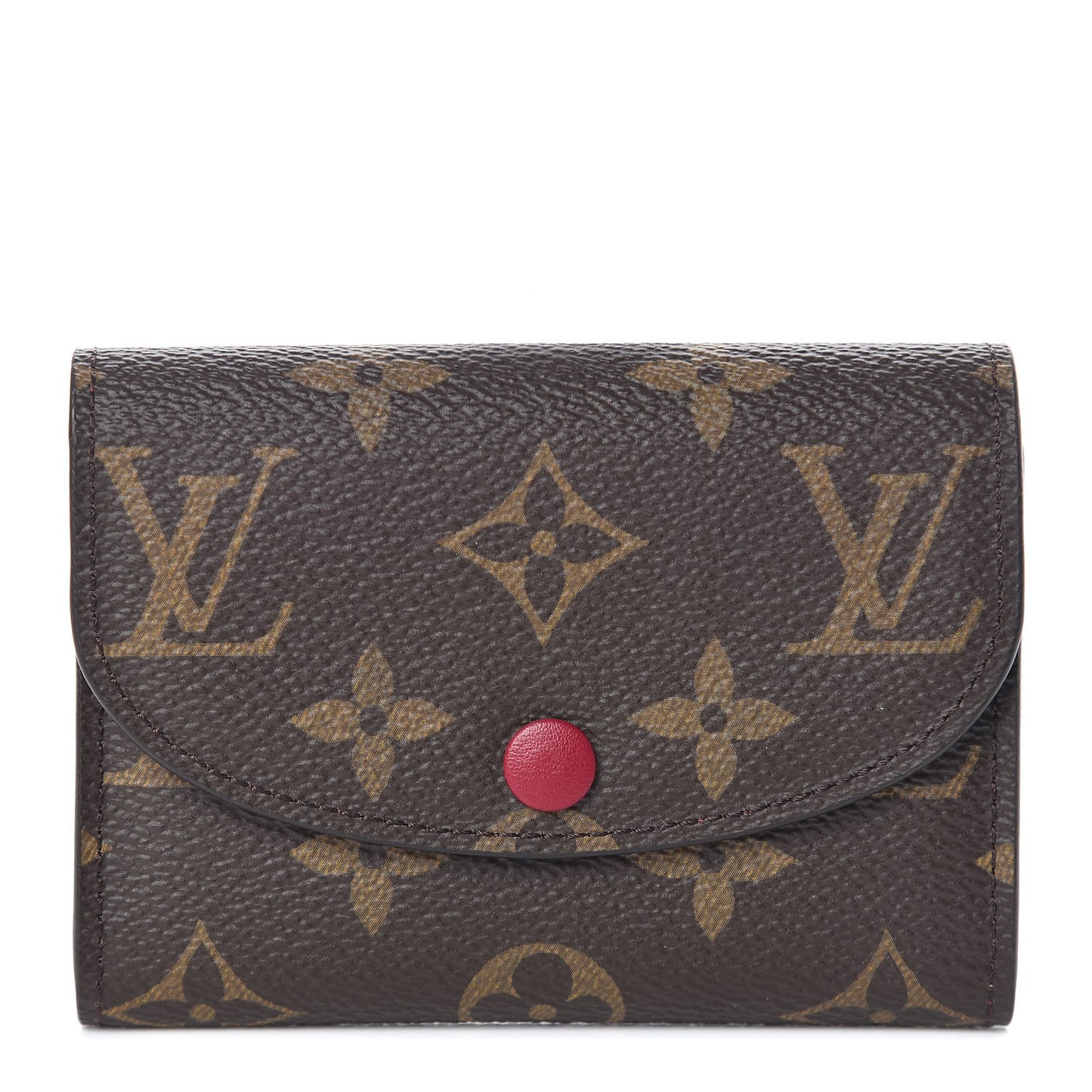 Monogram Rosalie Coin Purse Fuchsia