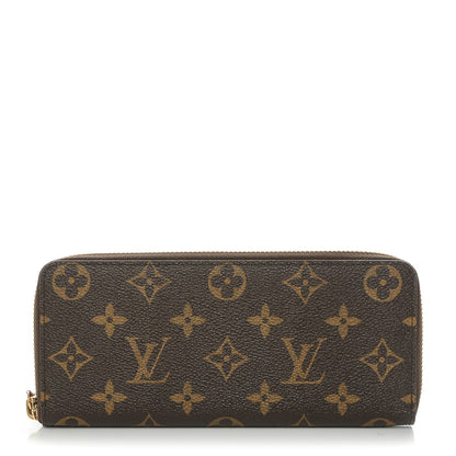 Louis Vuitton Monogram Clemence Wallet Fuchsia 1 of 6