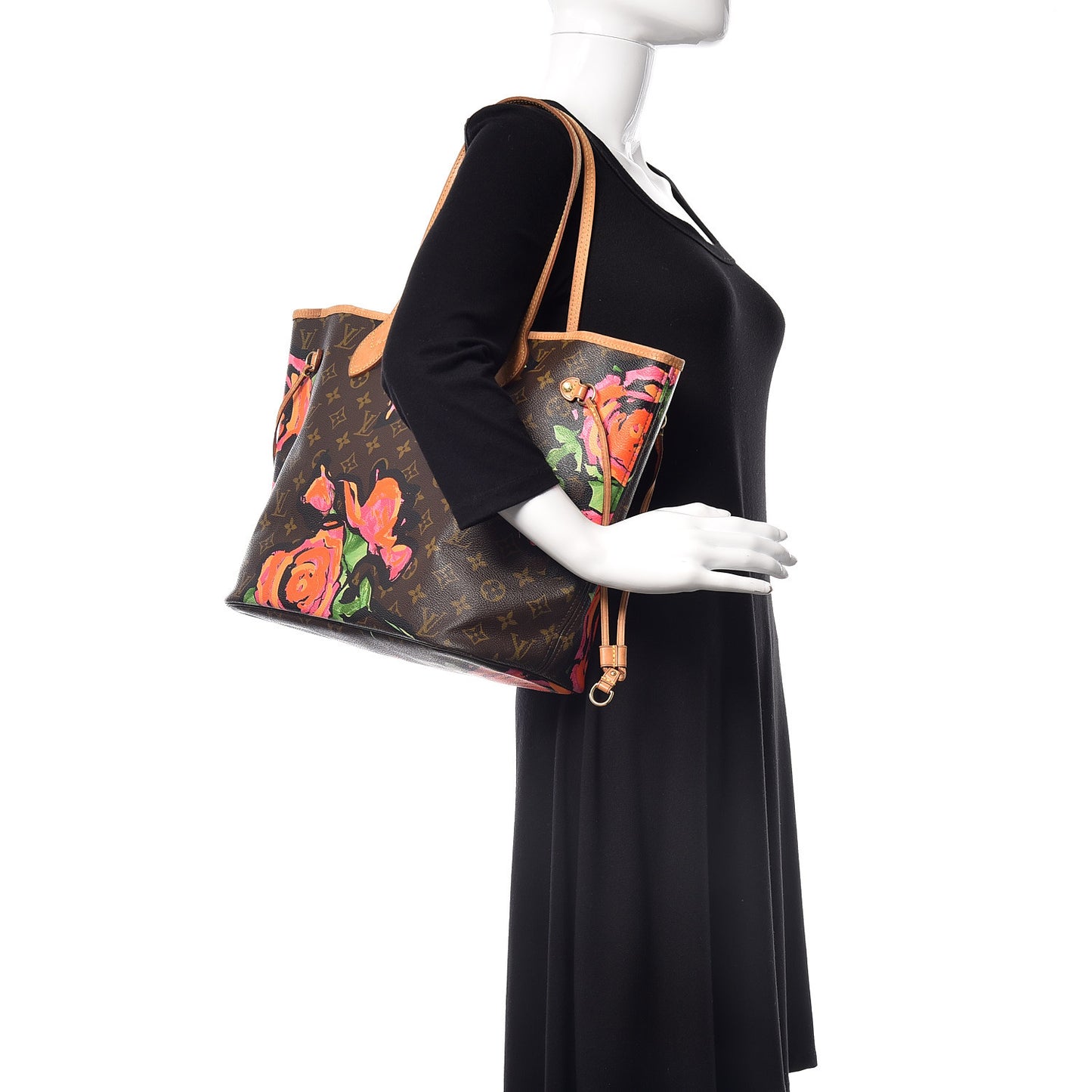 Monogram Roses Neverfull MM