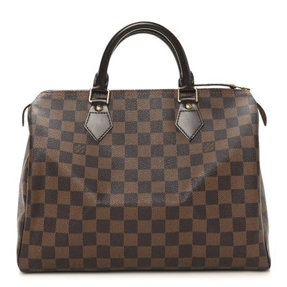 Louis Vuitton Damier Ebene Speedy 30 1 of 10