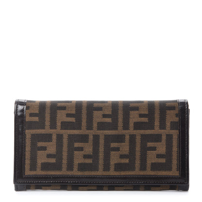Fendi Zucca Continental Wallet Tobacco 1 of 7