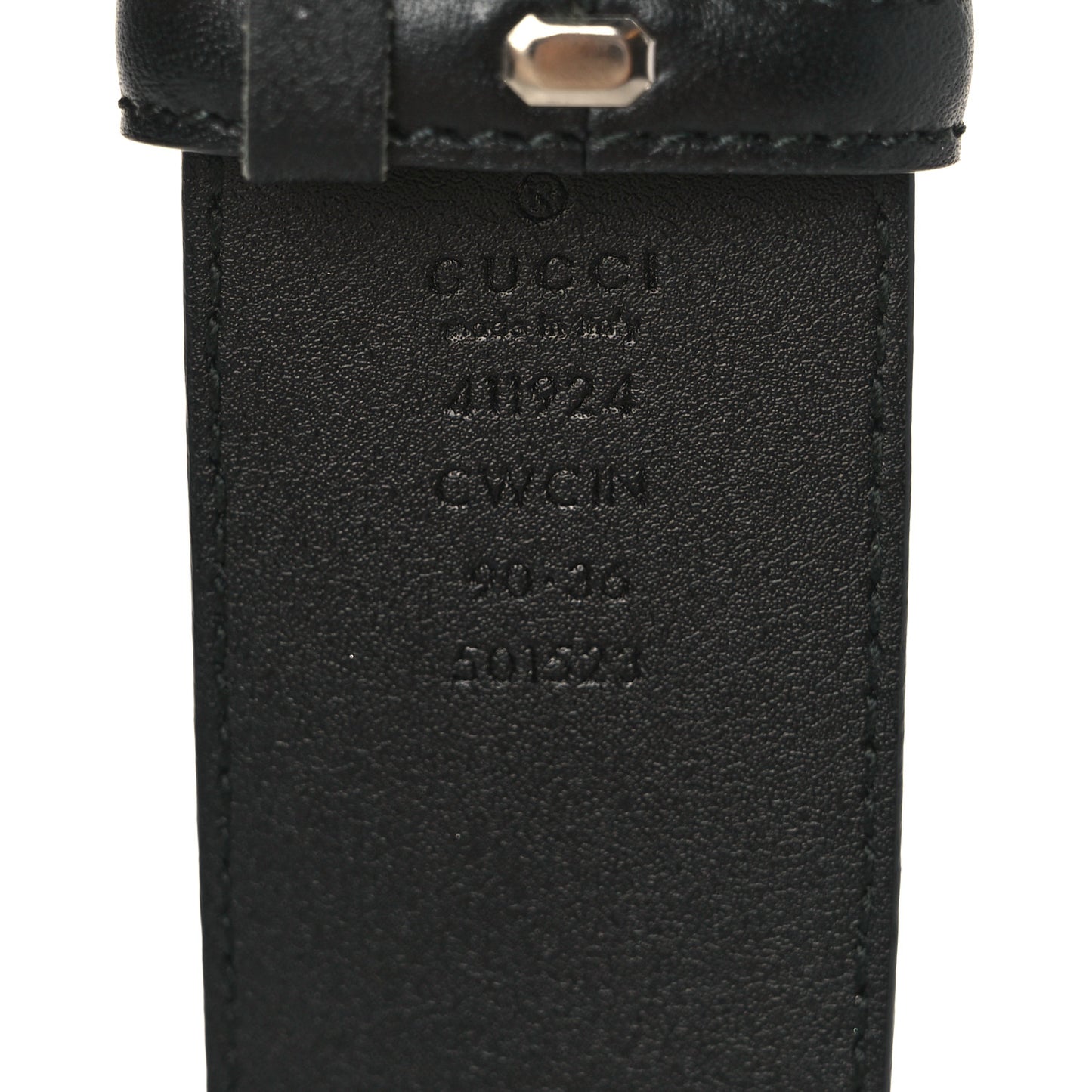 Guccissima Signature Interlocking G 40mm Belt 90 36 Black
