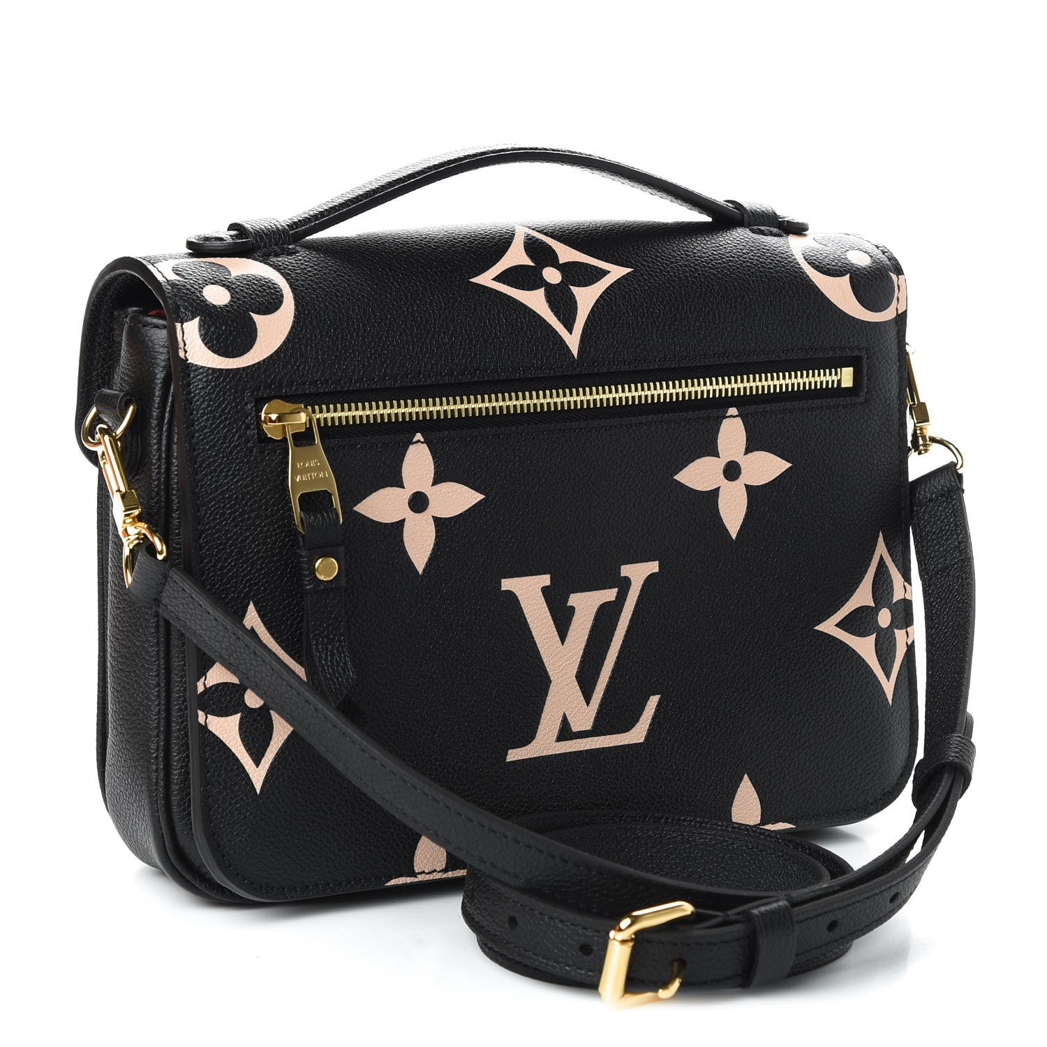 Louis Vuitton Empreinte Monogram Giant Pochette Metis Black Beige 3 of 10