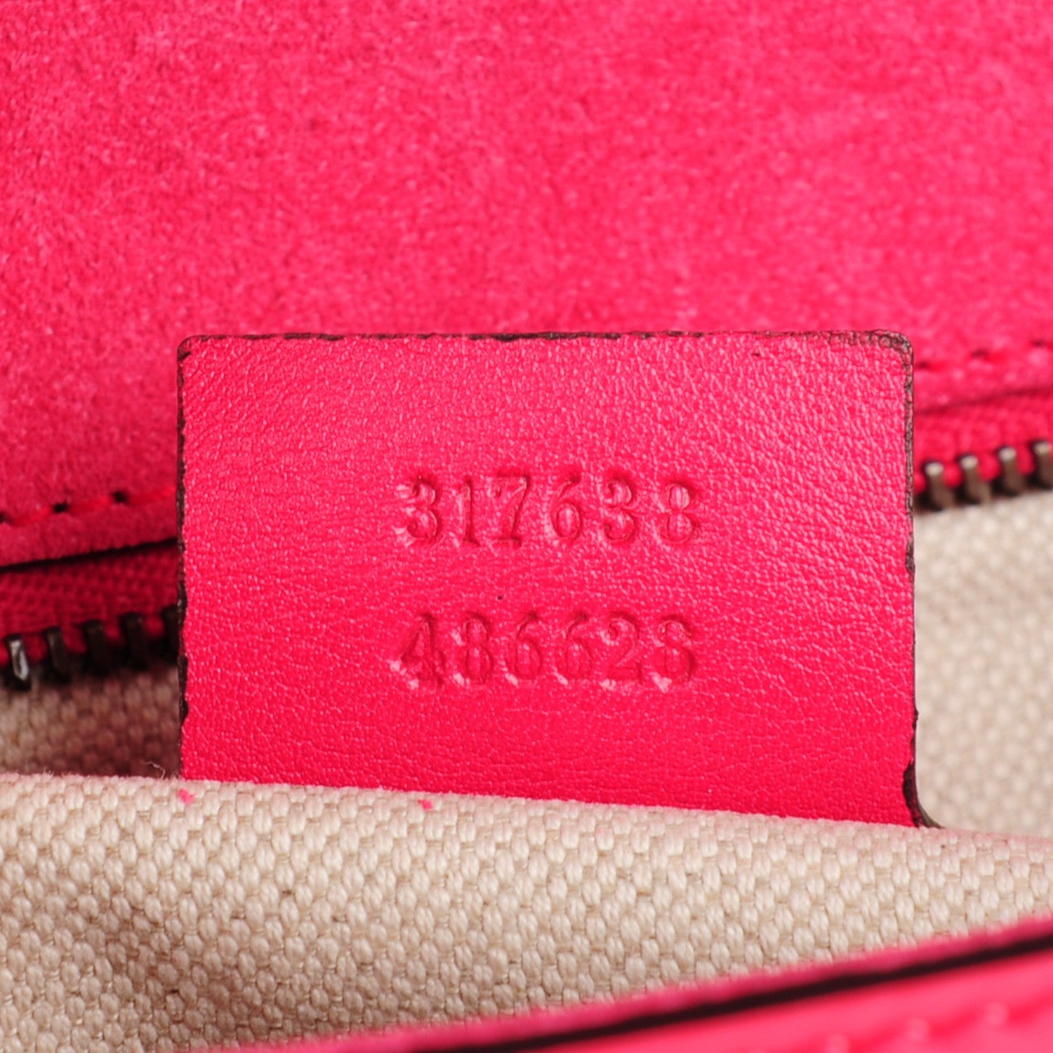 Gucci Patent Large Bright Bit Clutch Shocking Pink 7 of 7