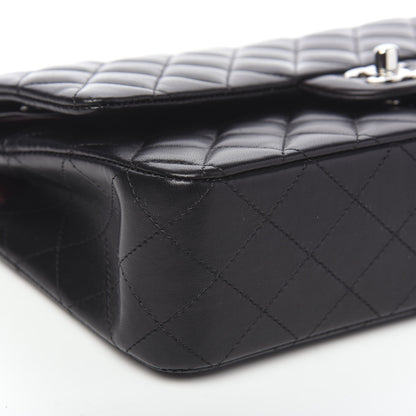 Chanel Lambskin Quilted Medium Double Flap Black 5 of 11