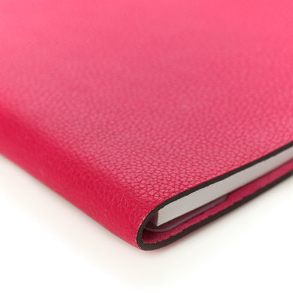 Hermes Togo Ulysse MM Notebook Cover Rose Shocking 10 of 15