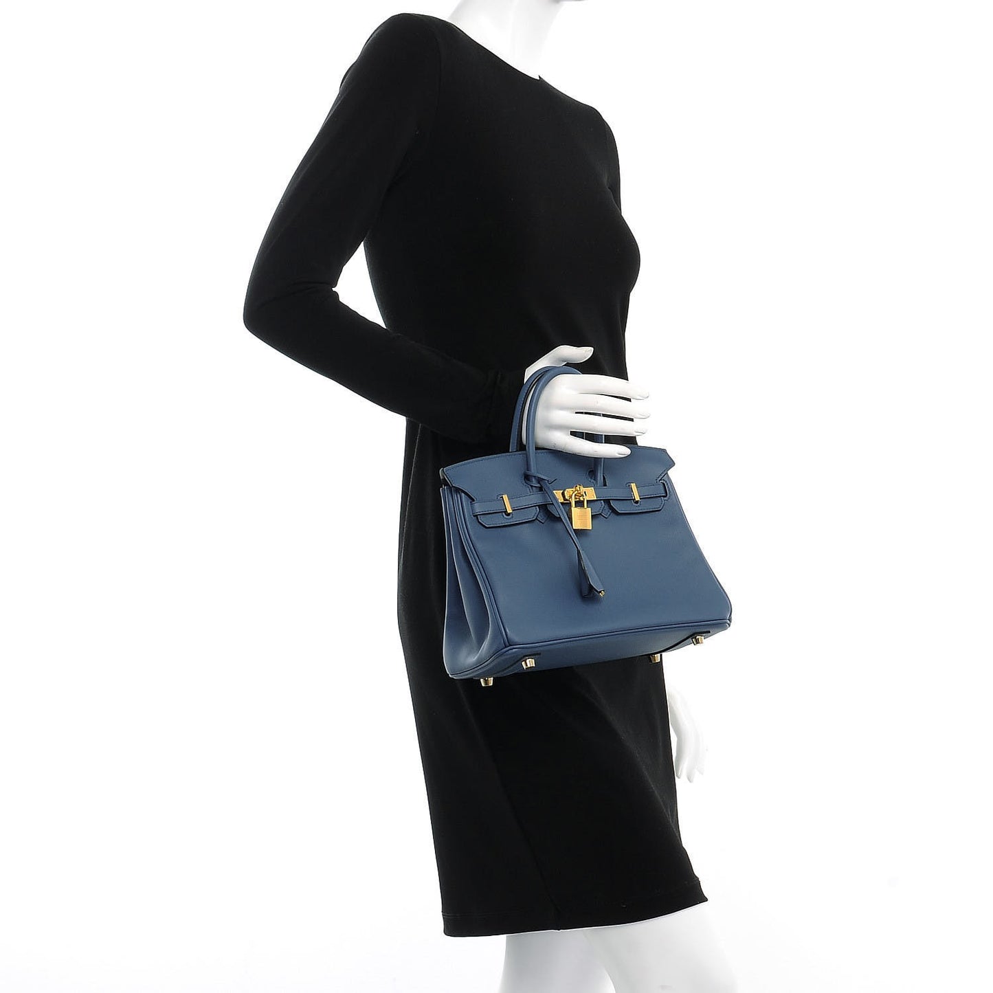 Swift Birkin 25 Bleu Agate