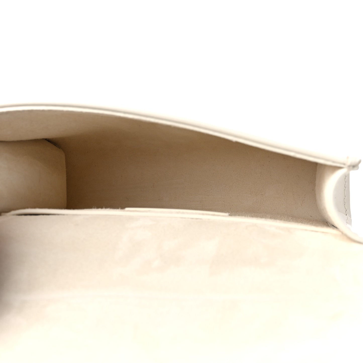 Smooth Calfskin Small VLogo Shoulder Bag White