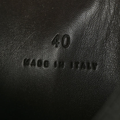 Bottega Veneta Calfskin The Tire Chelsea Boots 40 Black Ebony 7 of 8