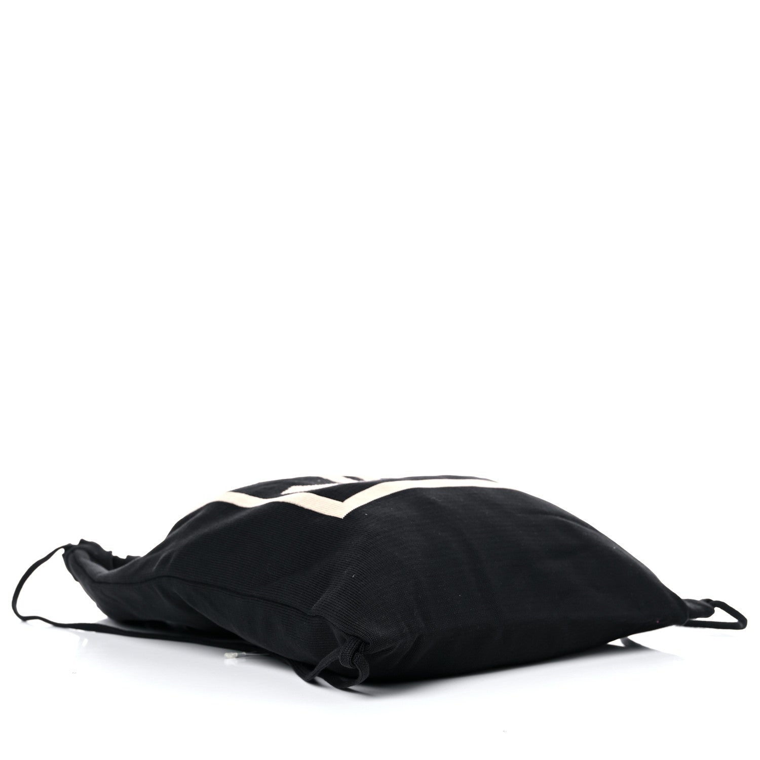 Chanel Cotton CC Drawstring Sport Line Backpack Black 4 of 10