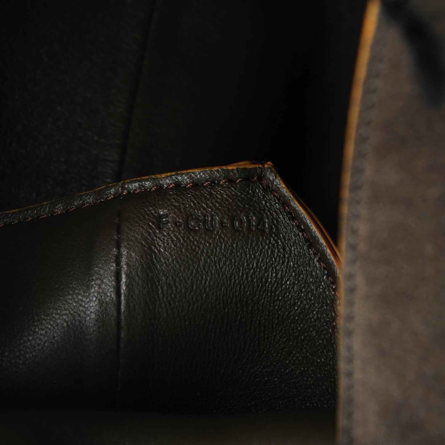 Calfskin Suede All Soft Shoulder Bag Amber