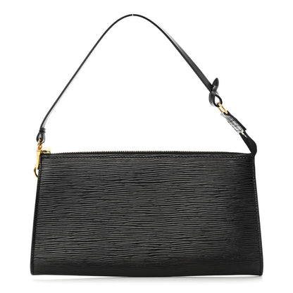 Louis Vuitton Epi Pochette Accessories 24 Black 1 of 12