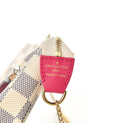 Louis Vuitton Damier Azur 2015 Christmas Animation Mini Pochette Accessories 5 of 8