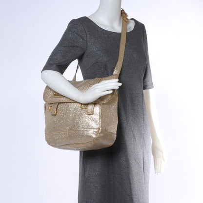 Saint Laurent Besace Tote Volcano Gold 2 of 8