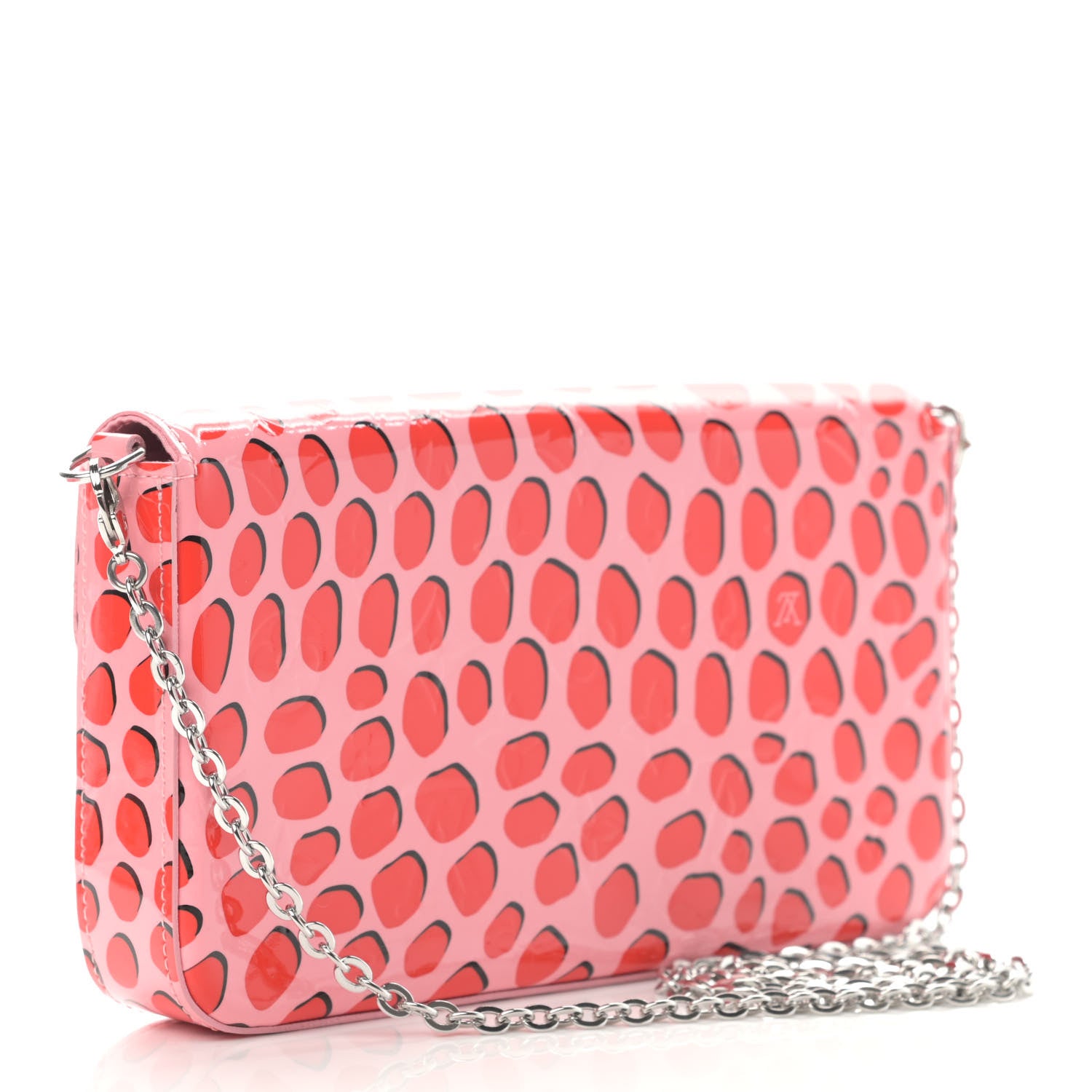 Louis Vuitton Vernis Jungle Dots Pochette Felicie Sugar Pink Poppy 4 of 16