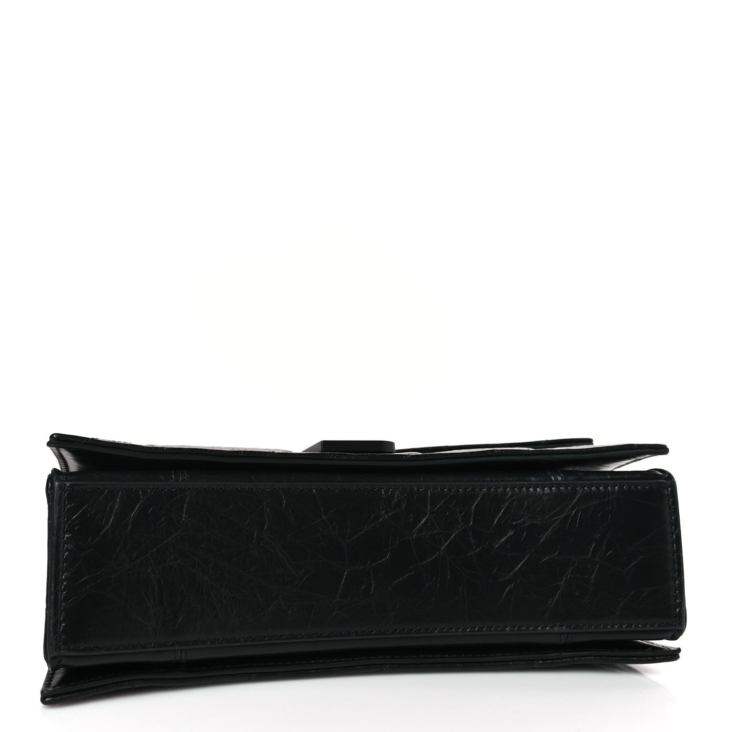 Balenciaga Crushed Calfskin Quilted Matte Black Hardware Small Crush Chain Bag Black 4 of 9