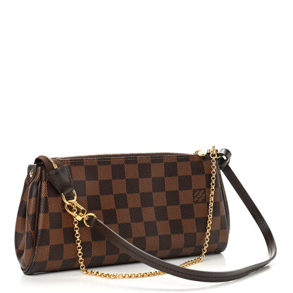 Louis Vuitton Damier Ebene Eva Clutch 3 of 12